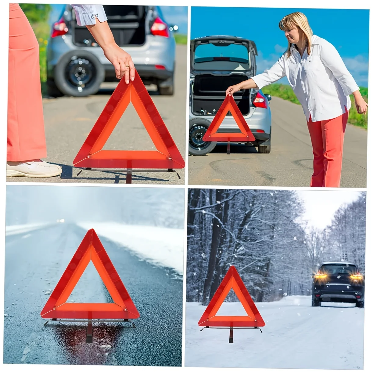 Sicherheits warn dreiecke Auto Notfall Kit Stativ Auto Flagge – Bild 6