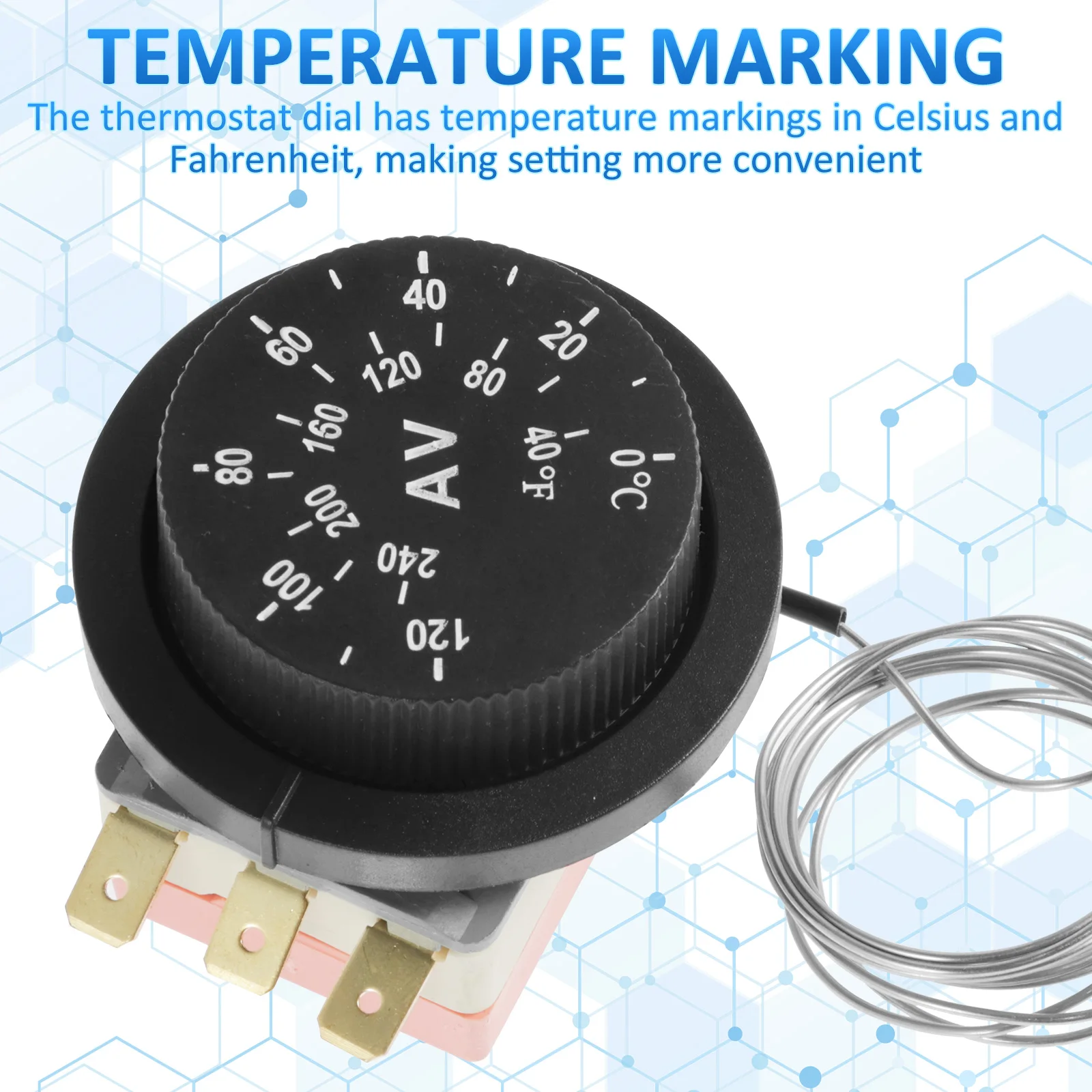 Auto Elektrischer Kühlerlüfter Thermostat Controller Kit 12V – Bild 3