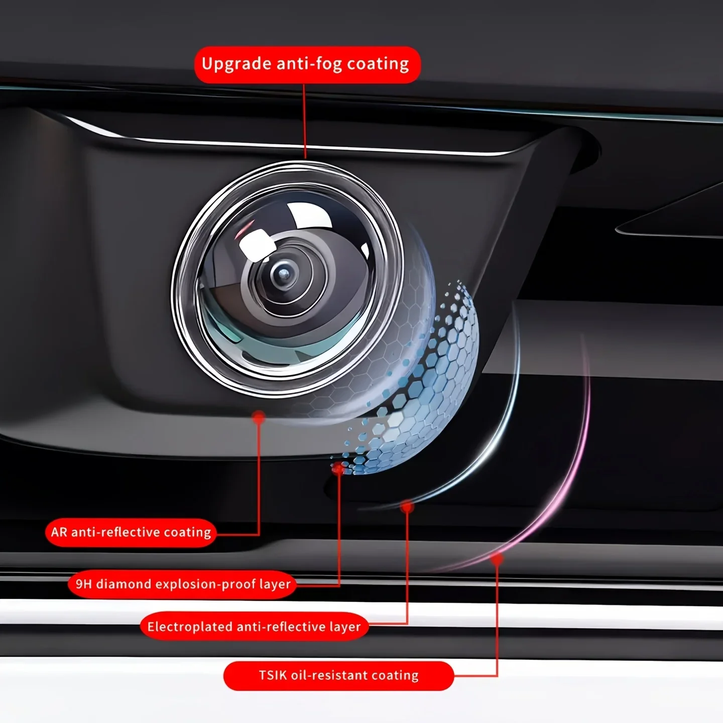Auto-Kameralinsen-Schutzabdeckung 360° – Bild 3