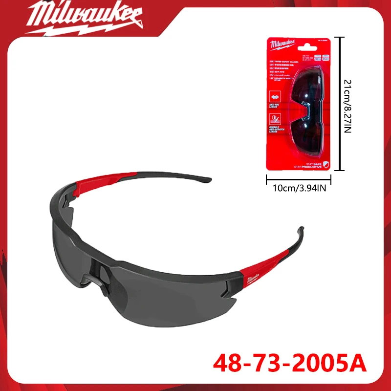 Milwaukee 48-73-2005A Schutzbrille, nicht transparent, blendfrei, Augenschutz