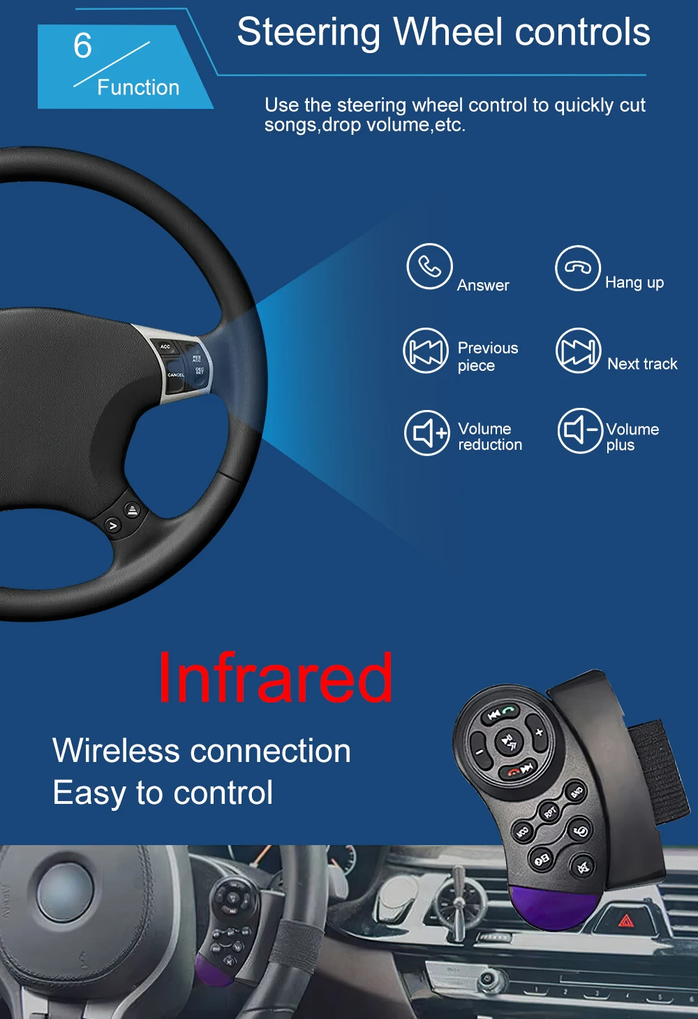 HD 7 zoll IPS Touchscreen Universal 1Din Caplay Android auto Auto – Bild 5