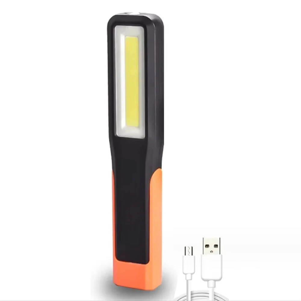 Leistungsstarke LED-Arbeitsleuchte mit Magnet, Taschenlampe, Auto-Garagen-Mechanikerlampe, USB-Aufladung