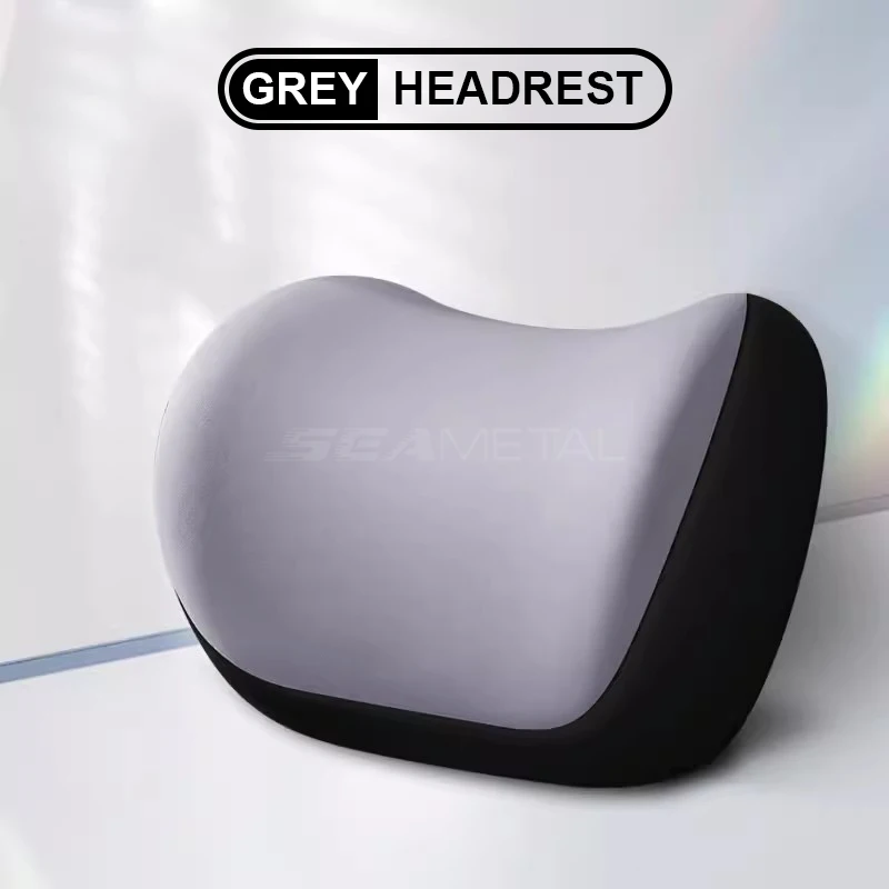 SEAMETAL Auto-Kopfstützenkissen, Ergonomie, Lordosenstütze, ultraweiches Memory-Schaum-Nackenkissen