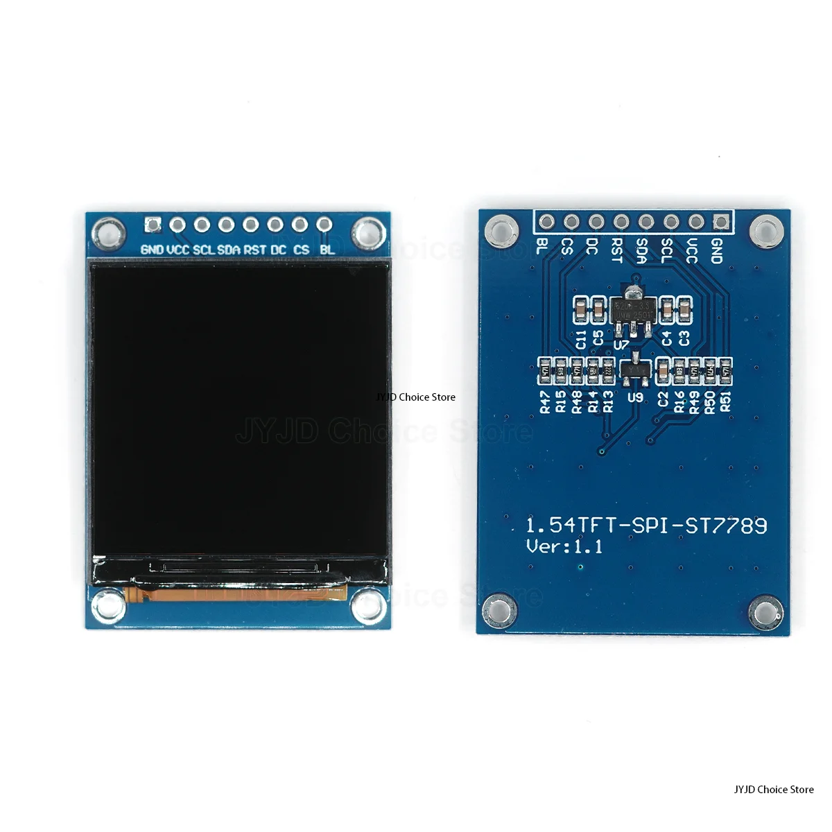 1,54 Zoll 1,54 Zoll Vollfarb-TFT-Anzeigemodul HD IPS LCD-LED-Bildschirm 240 x 240 SPI-Schnittstelle ST7789