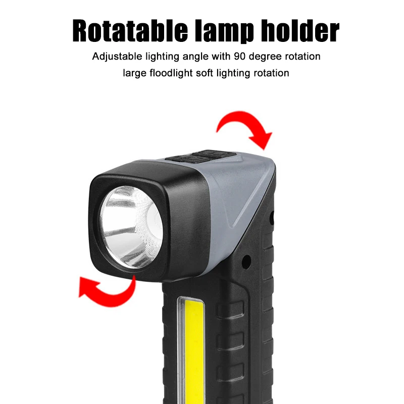 Multifunktionale Arbeitsscheinwerfer, magnetische LED-Taschenlampe – Bild 2