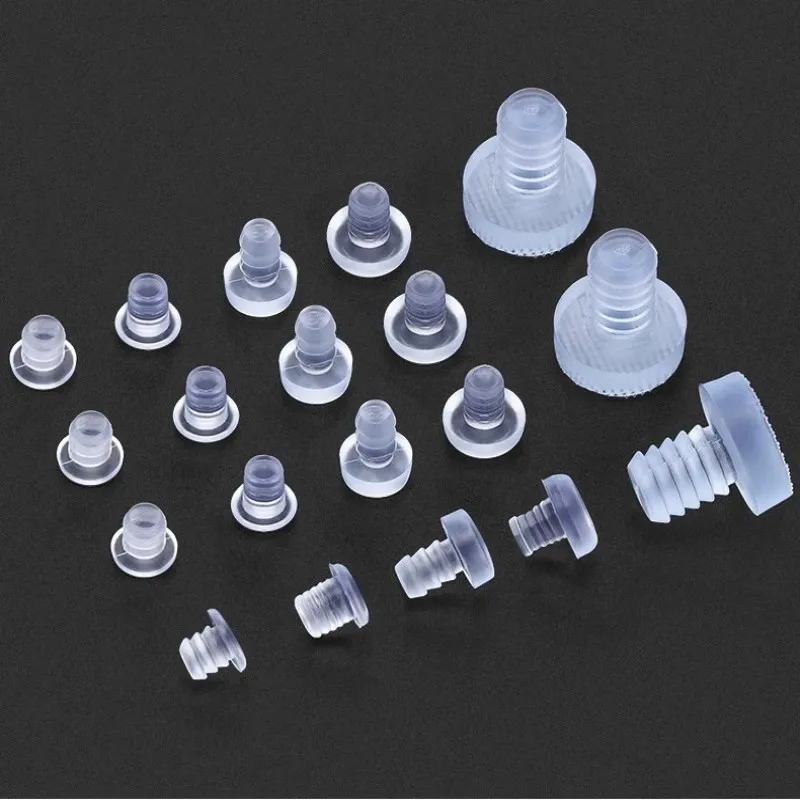 Durchsichtige, eingebettete Möbelstoßstange aus Gummi (20 Stück) – Bild 3