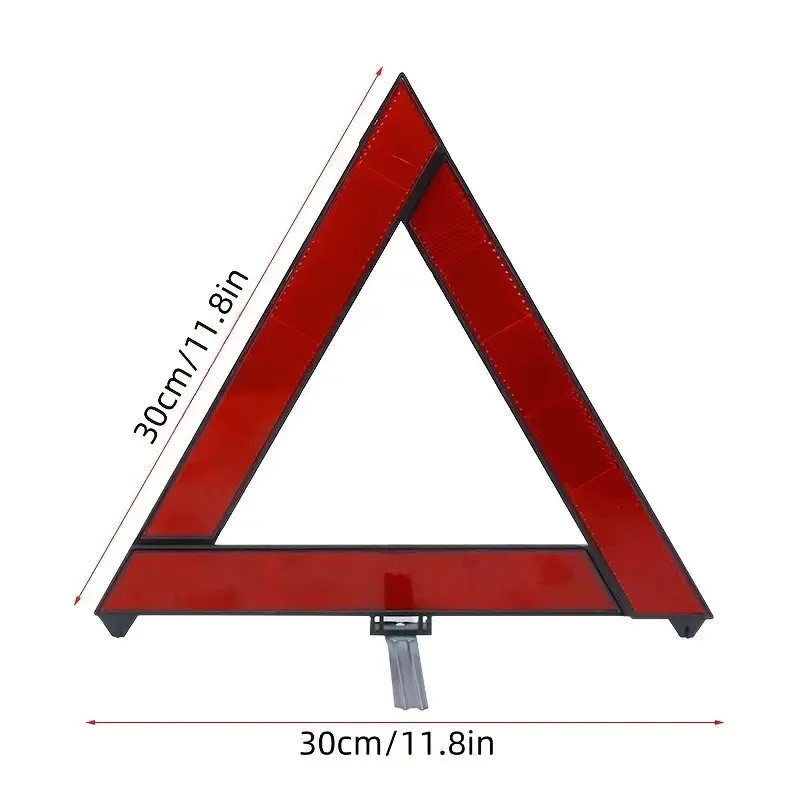 Faltbares Auto-Dreieck-Warnschild, Parkstativ, Fahrzeug-Notfallreflektor, Auto-Rettungs- und Abschleppzubehör