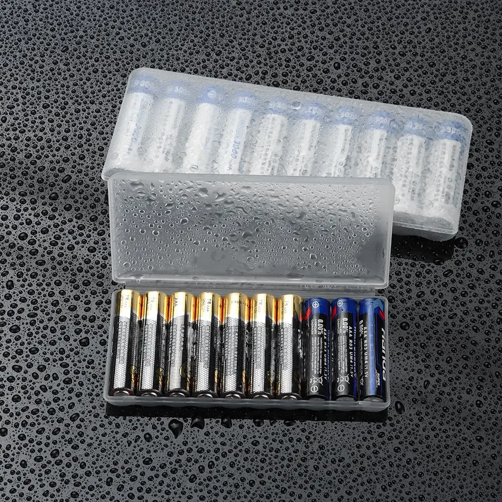 4/10 Slots Transparente Kunststoff Batterie Lagerung Box Harte – Bild 2