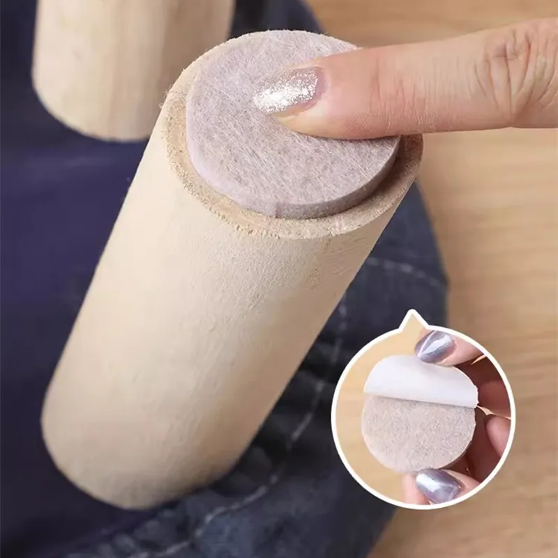 Filz-Stuhlbeinpolster, 3 mm dick, für Tischmöbel, Boden, Kratzschutz – Bild 3