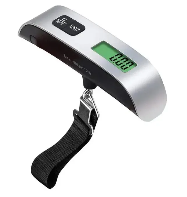 Gepäckwaage, 110 lb, 50 kg, digitale tragbare hängende Gepäckwaage für Reisekoffer, Gewichtswaage