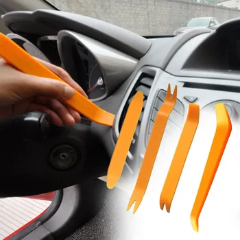 Auto Demontieren Tools Kit Tragbare Auto Auto Radio Panel Tür Clip Panel Trim Dash Audio Entfernung (4 Stück)