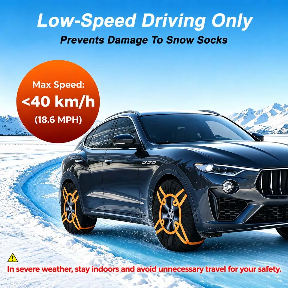 Autoreifen-Schneeschutzmanschetten, rutschfeste Ketten – Bild 4