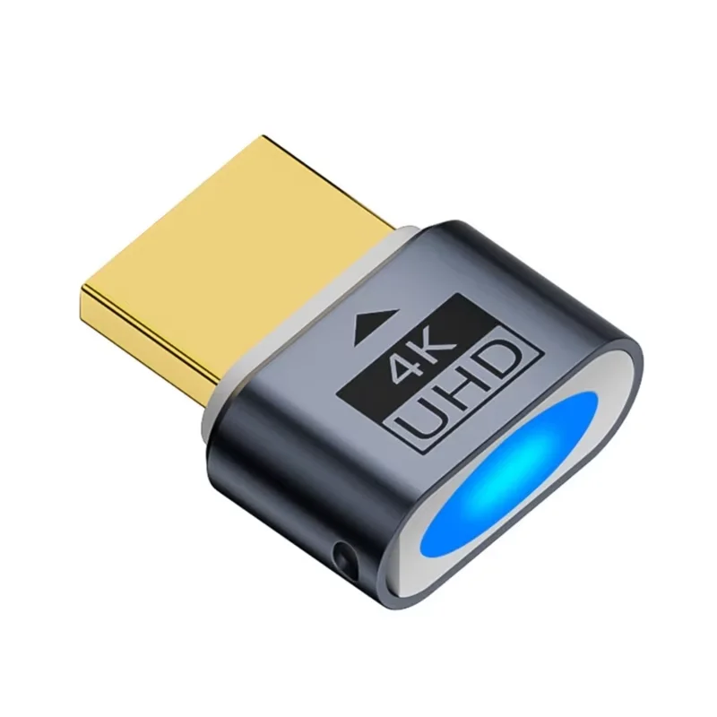 HDMI-kompatibel Dummy Stecker 4K HDR Virtuelle Monitor EDID Emulator Headless Ghost Display Adapter