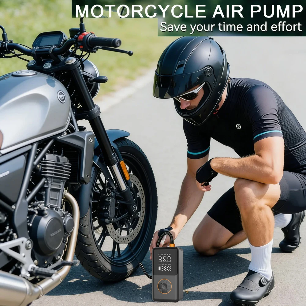 YINGBOOST Mini-Fahrradreifenpumpe, 150 PSI, Reifenfüller – Bild 3