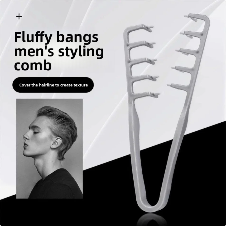 Herren-Stylingkamm aus Kunststoff, geeignet für den täglichen Weg – Bild 5