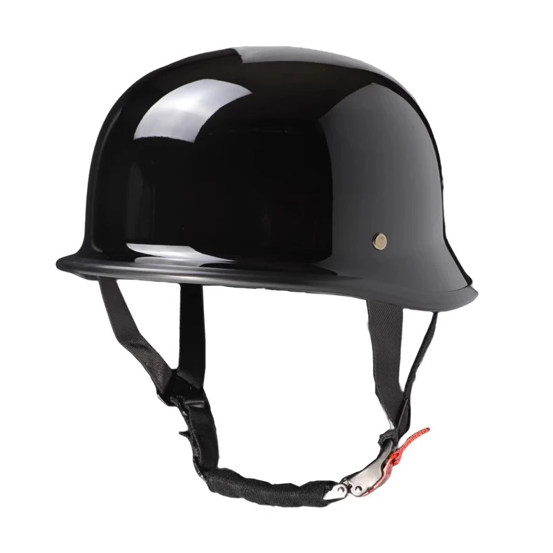 15, deutscher Vintage-Halbhelm, Halbhelm im japanischen Stil, Retro-Motorradhelm, Sommer, angenehm coole