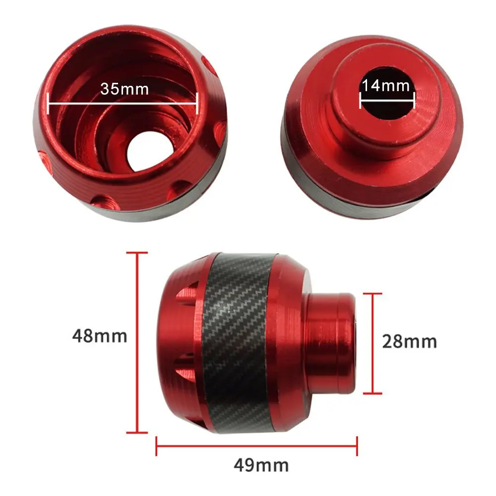 Aluminiumlegierung Slider Cups Anti Crash Protector (2 Stück) – Bild 6