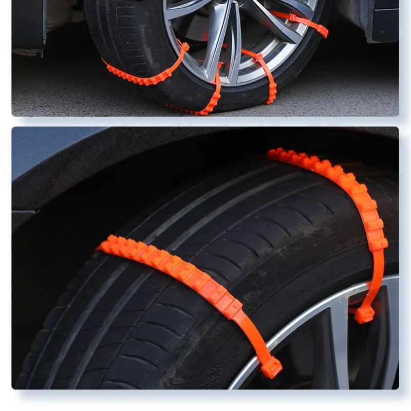 Anti-Rutsch-Kette Auto Winter Anti-Rutsch-Kette schadet dem Reifen – Bild 5