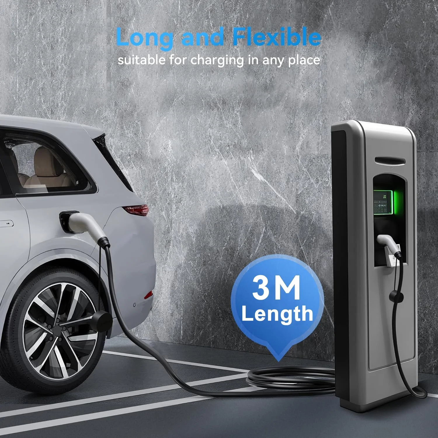 16A/32A EV-Autoladegerät Typ 2 Buchse auf Stecker 3,6 kW/7,2 kW/11 kW – Bild 6