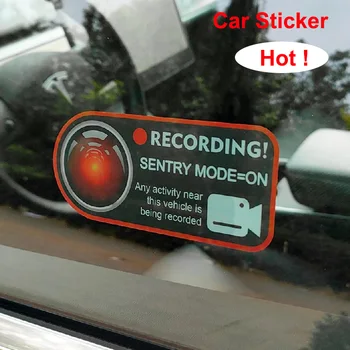 Autofenster-Aufkleber, Recorder-Logo-Aufkleber für Tesla, BMW, Benz, Hyundai, Honda, Toyota, Lexus, Ford, Kia