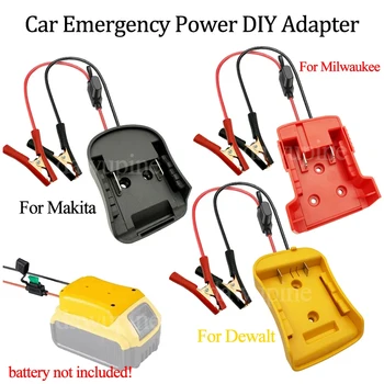 Auto Notstrom DIY Adapter Automotive 30A Sicherung Zünder Starthilfe für Makita für Milwaukee für Dewalt 18V