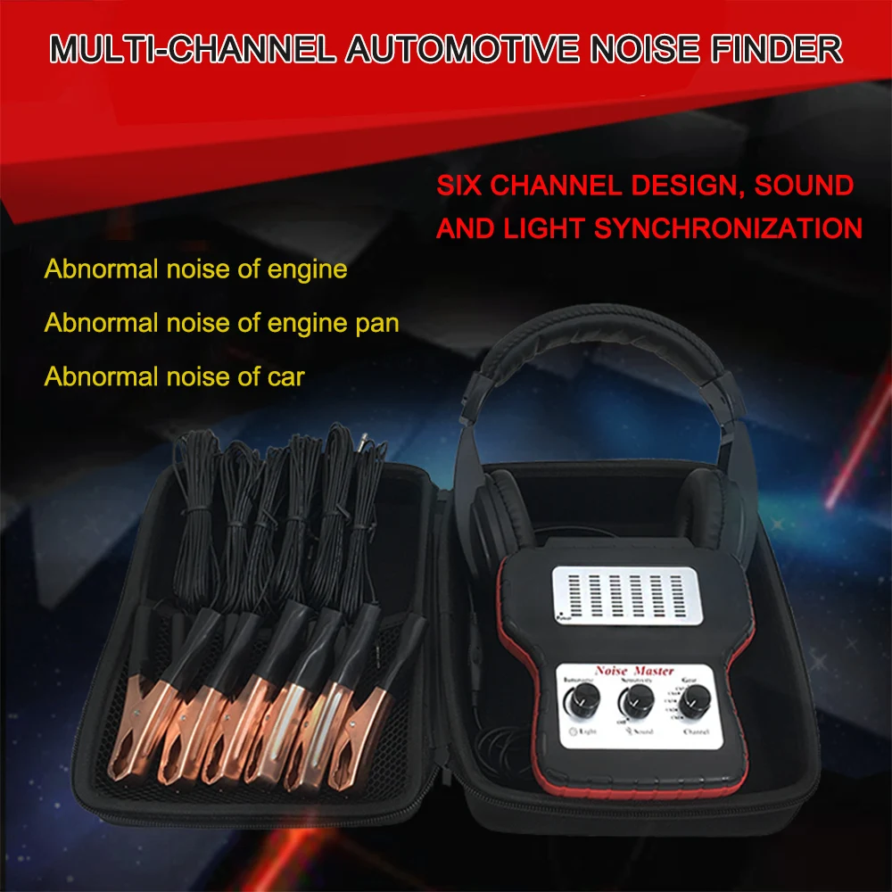 Elektronisches Stethoskop Auto Noise Finder Diagnose Hörgerät Maschine – Bild 3
