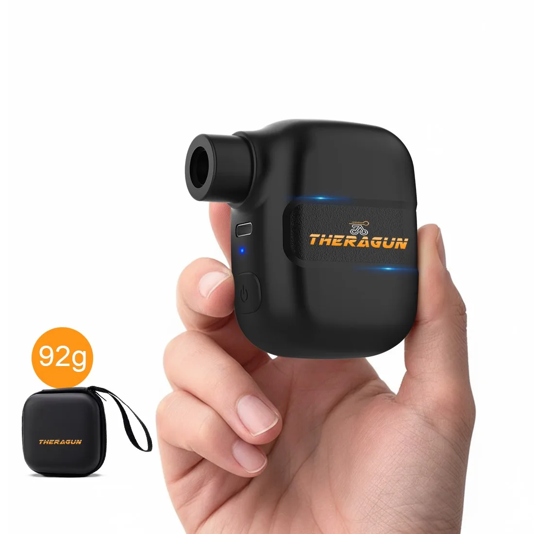 Tragbare Mini-Fahrradpumpe, wiederaufladbarer elektrischer Luftpumpe, 100 PSI, 5 V Typ C, Fahrradzubehör
