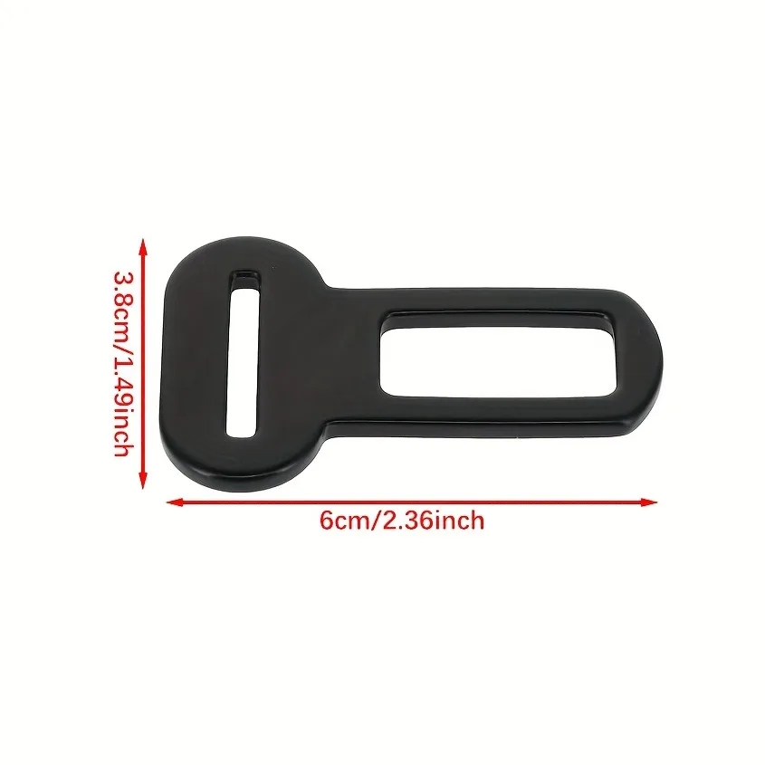 2/4 Haustier-Sicherheitsgurt-Adapter - Auto-Metallclips – Bild 2