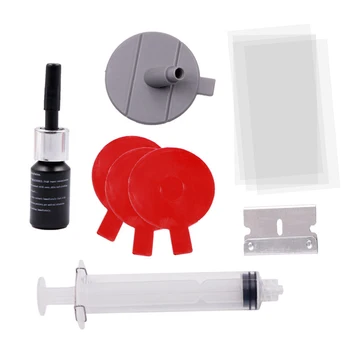 Auto Windschutzscheibe Reparatur Set DIY Auto Windschutzscheibe Kratz Glas für Chip Riss Reparatur Tools Kit