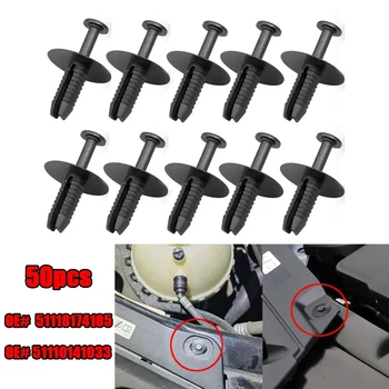 Auto-Stoßstangenverkleidung, Einstiegsleiste, Radlauf-Clips, Halter für BMW 3 5 7 Serie 51118174185 (50 Stück)
