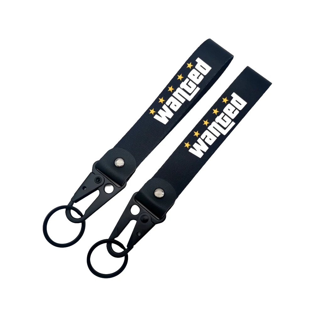 JDM Stil Auto Schlüsselanhänger Hokkaido Geschenk Schlüsselanhänger Auto Motorrad Wanted Key Stahl Federclip