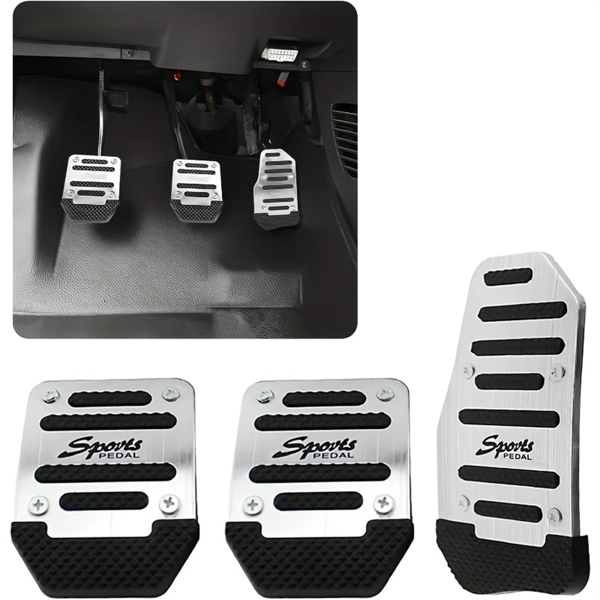 Auto pedals chutz abdeckung Auto brems pedal manuelles Getriebe pedal – Bild 3