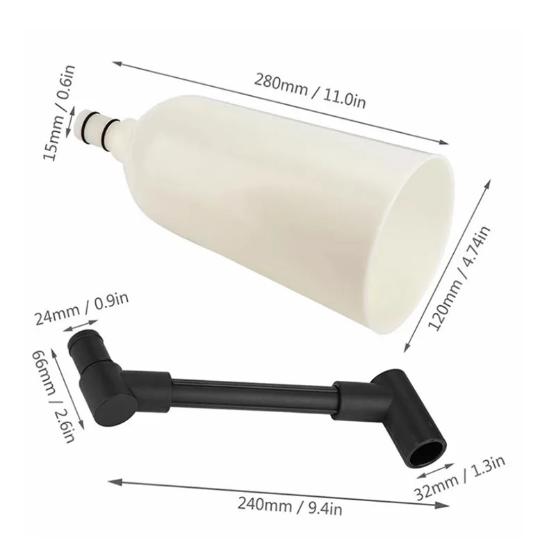 Auto Motoröl Filter Trichter Adapter Öffnung Füllung (20 Stück) – Bild 3