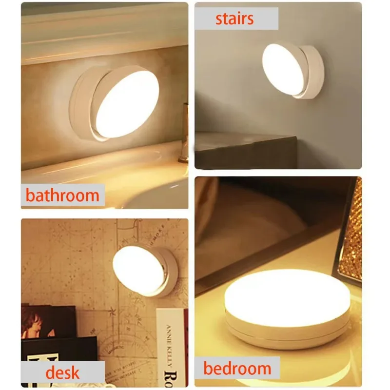 LED-Nachtlicht, USB-Aufladung, intelligente menschliche Induktion – Bild 5