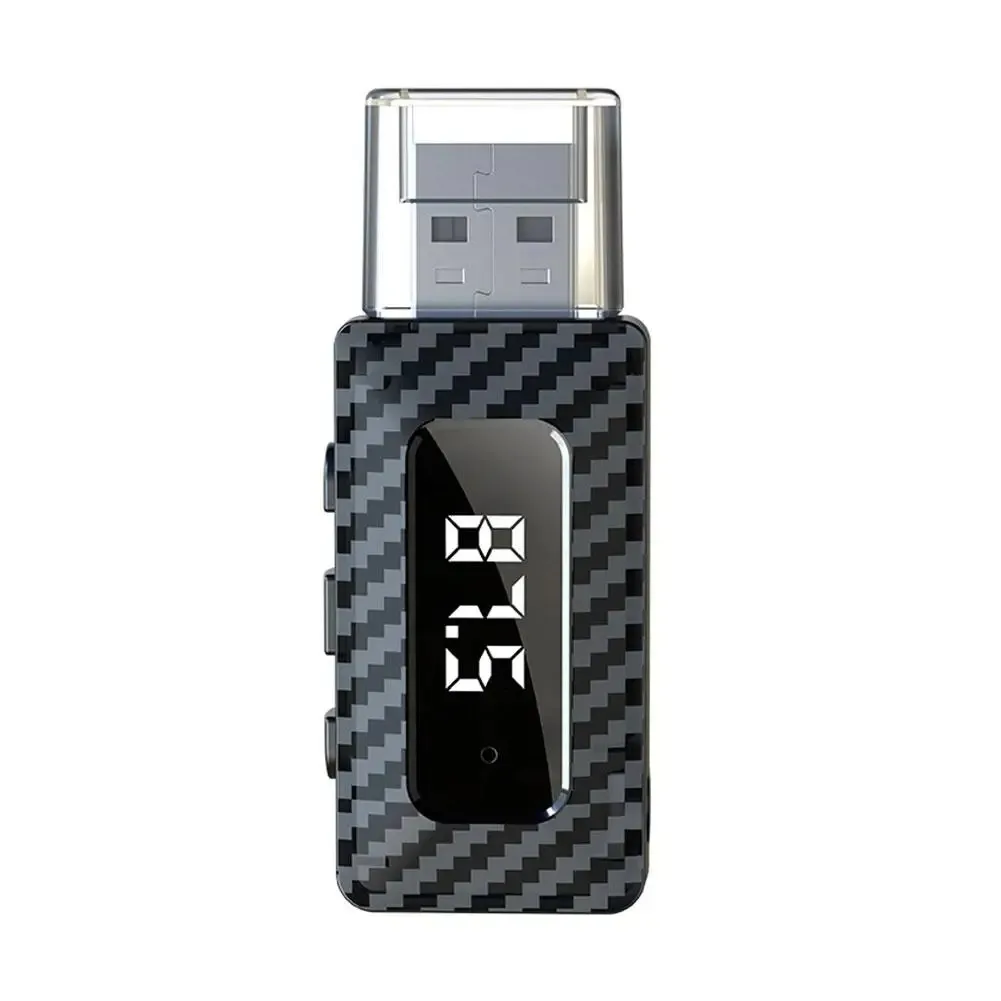 Auto Bluetooth 5,3 FM Sender USB Wireless Audio Adapter mit MIC Freisprechen Musik für Auto Audio