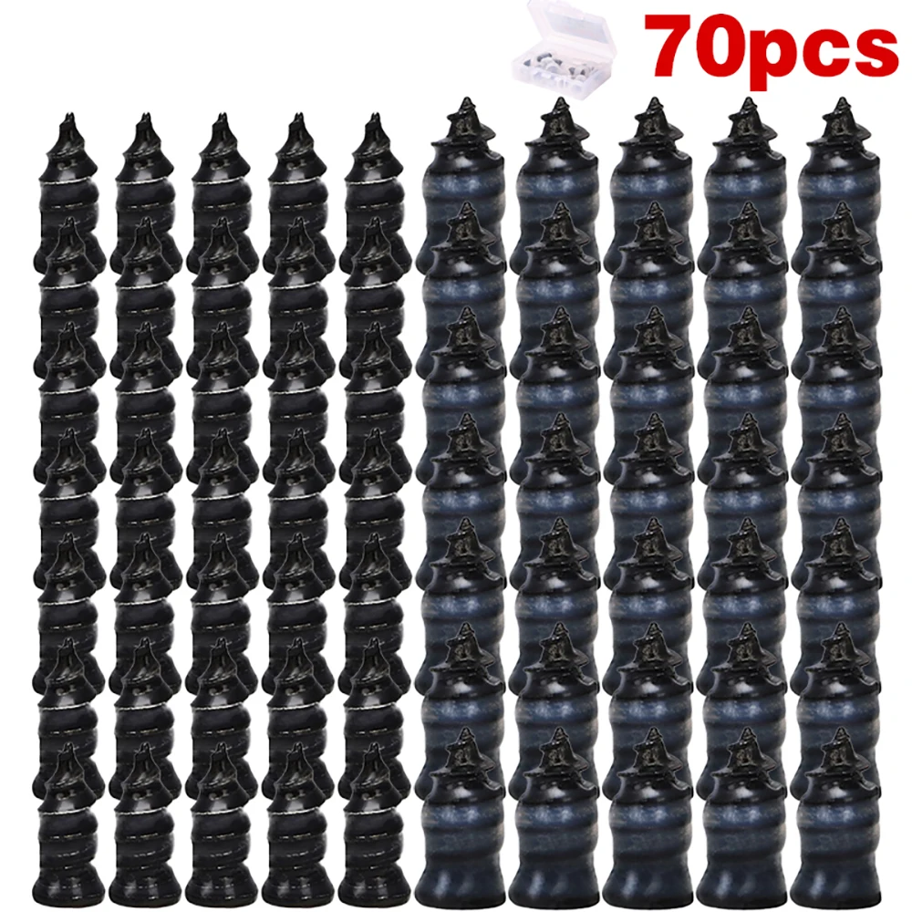 Auto Motorrad Vakuum Reifen Reparatur Nägel 10/20/30/70PCS Universal Reifen Schraube Tubeless Reparatur