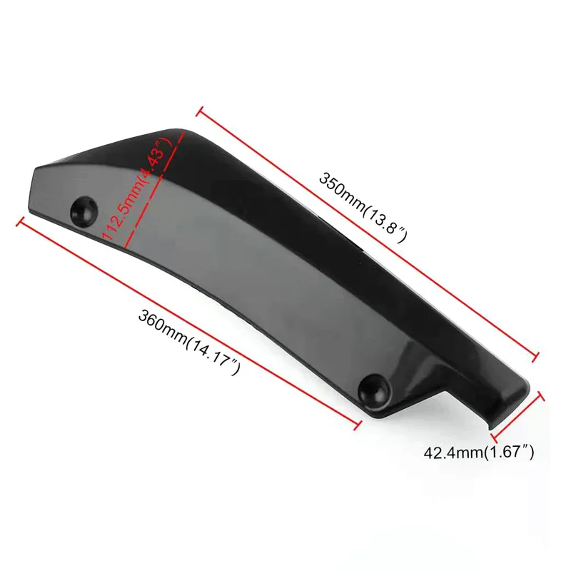 Universal Heckstoßstangenschutz Diffusor Spoiler Splitter für Audi Q5 – Bild 3
