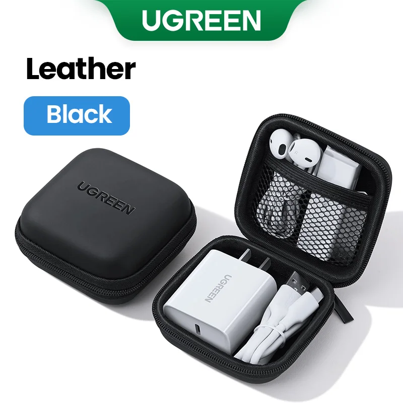 UGREEN Aufbewahrungstasche für Airpods, Ladekabel, Bluetooth-Kopfhörer, luxuriöse Aufbewahrungstasche
