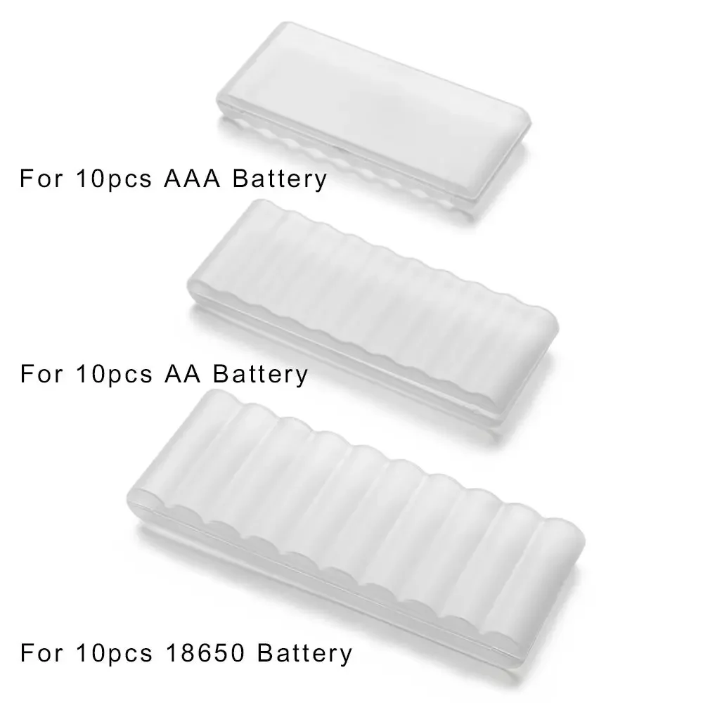 4/10 Slots Transparente Kunststoff Batterie Lagerung Box Harte – Bild 5