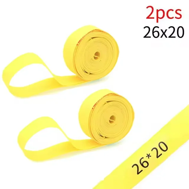 1 Paar (2 Stück) Premium PVC-Felgenbänder für Fahrräder - MTB, Rennrad, Faltrad - Reifenstreifen 26, 27.5, 29