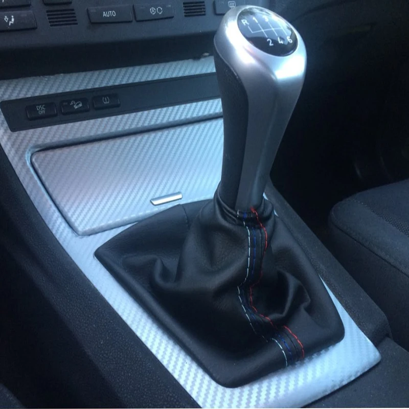 Auto Shift Schalthebel Staubdichte Abdeckung Handbremsgriff Kunstleder – Bild 2
