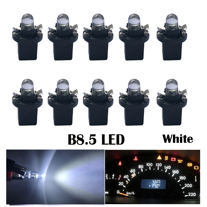 T5 PC74 B8.5 Led W3W Auto Innen Licht Dashboard Erwärmung (10 Stück) – Bild 3