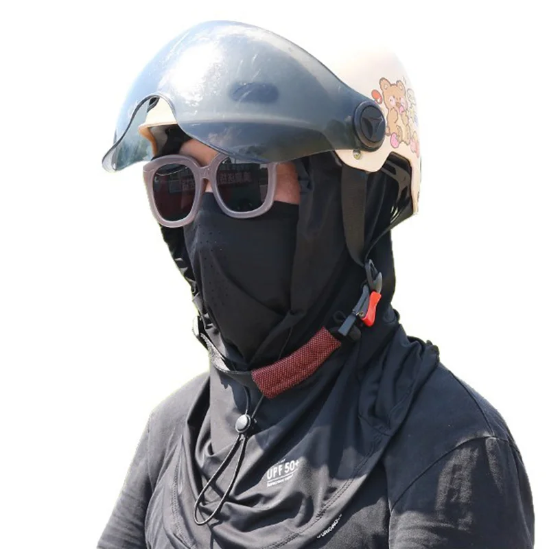 SEAMETAL Vollgesichtsmaske für Männer und Frauen, atmungsaktiv, lange – Bild 5