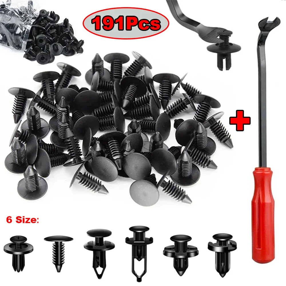 Auto Clips Befestigungen Kit Auto Trim Panel Clip Mixed Body Stoßstange Niet Tür Trim Panel Retainer Auto