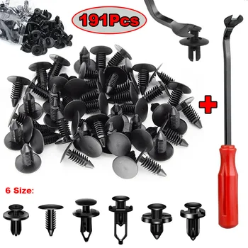 Auto Clips Befestigungen Kit Auto Trim Panel Clip Mixed Body Stoßstange Niet Tür Trim Panel Retainer Auto
