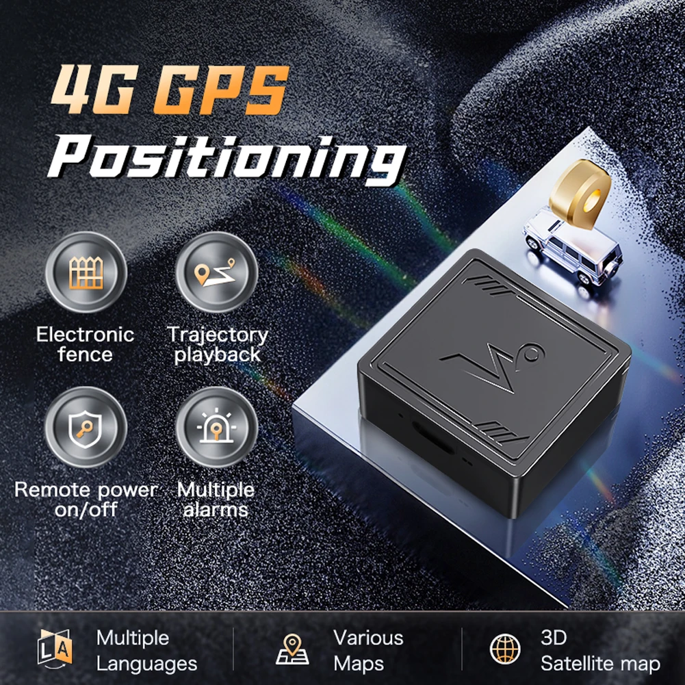 4G GPS-Tracker Echtzeit-Fahrzeugortungsgerät Diebstahlschutz – Bild 2