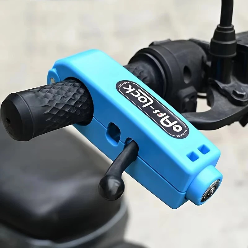 Motorrad Lenker Schloss Anti Diebstahl Gasgriff Kupplung Bremse – Bild 4