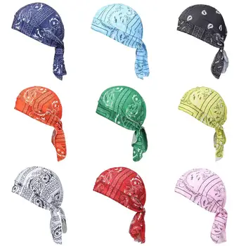 Herren Bandana Schal Radfahren Kopftuch Taschentuch Kopf Outdoor Piratenhut Motorrad Bedruckt Paisley