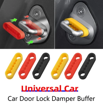 Universal Silikon Auto Türschloss Dämpfer Dichtung Auto Schnalle Schutz Abdeckung Puffer für Toyota Nissan VW