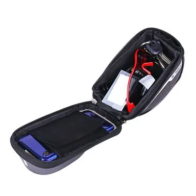 Wasserdichte Touchscreen-Fahrradlenkertasche mit Sonnenschutzabdeckung – Bild 3